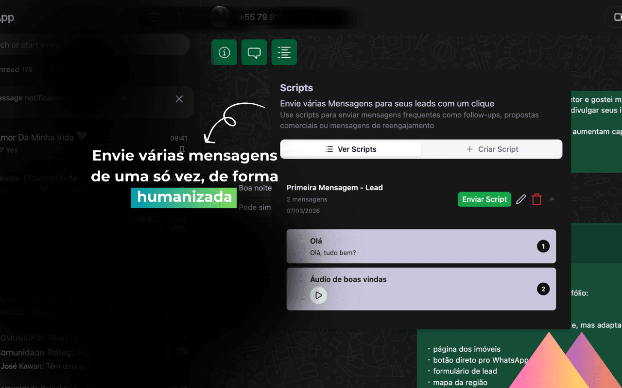 Lead+ no WhatsApp Web - 1